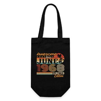 Juin 1998 Retro Vintage Juni 1998 anniversaire - Sac à bouteille - noir - Devant