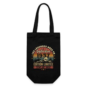 Rétro 1957 - Les légendes nées en Septembre 1957 - Sac à bouteille - noir - Devant