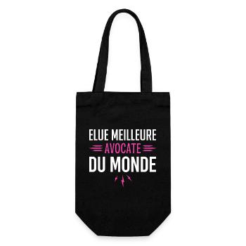 Avocate Design Drole pour Avocate - Sac à bouteille - noir - Devant