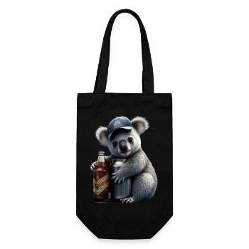 Sweet Koala - Australia Alcohol - Gift Bag for Bottles - black - Front