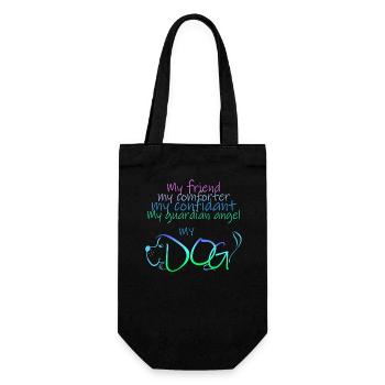 Mon chien - Sac à bouteille - noir - Devant
