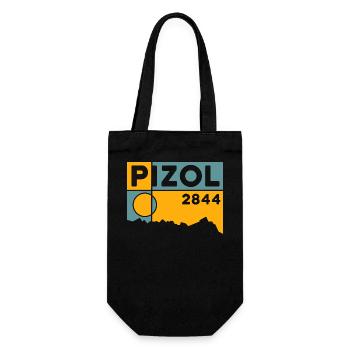 Pizol Bad Ragaz 5 Seen Wanderung Wandern Schweiz - Geschenkbeutel für Flaschen - Schwarz - Vorne