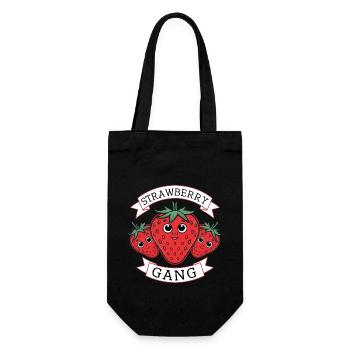 Strawberry Gang - Équipe de cueilleurs de fraises - Sac à bouteille - noir - Devant