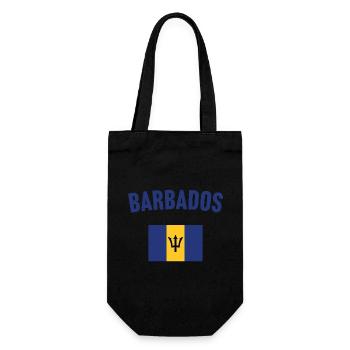 Barbados Flag - Gift Bag for Bottles - black - Front