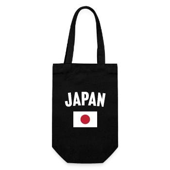 Japan Flag - Gift Bag for Bottles - black - Front