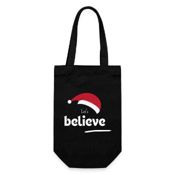 Let's believe - Sac à bouteille - noir - Devant