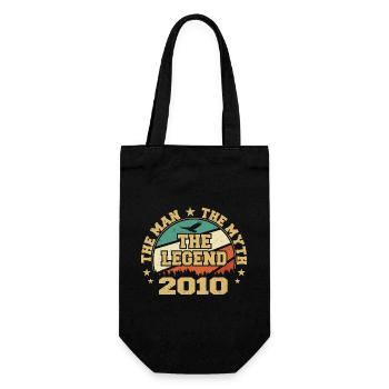 2010 Anniversaire Né En 2010 Rétro Millésime - Sac à bouteille - noir - Devant
