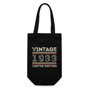 Millésime 1988 - Année 1988 Cadeau d’anniversaire 1988 - Sac à bouteille - noir - Devant
