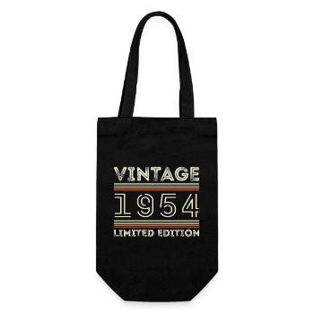 Millésime 1954 - Année 1954 Cadeau d’anniversaire 1954 - Sac à bouteille - noir - Devant