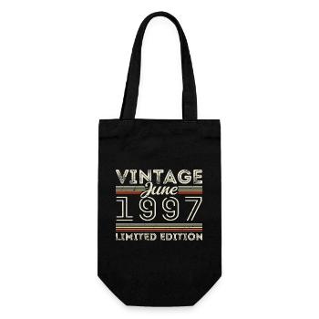 Juin 1997 Anniversaire de juin Présent juin 1997 - Sac à bouteille - noir - Devant