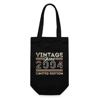 Juin 2004 Juin Anniversaire Présent Juin 2004 - Sac à bouteille - noir - Devant