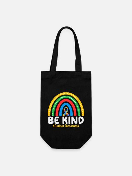 Autism Awareness - Geschenkbeutel für Flaschen - Schwarz