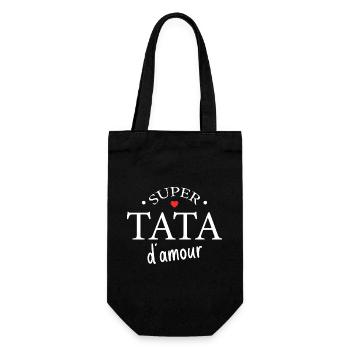 Super Tata D'amour - Sac à bouteille - noir - Devant