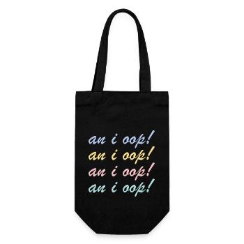 Graphique de mème drôle - Sac à bouteille - noir - Devant