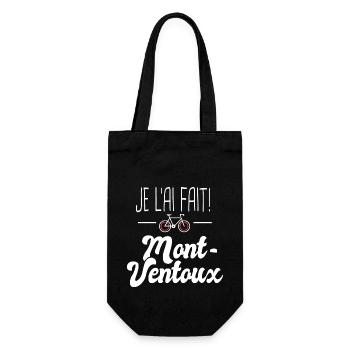 je l'ai fait Mont Ventoux Cadeau anniversaire vélo - Sac à bouteille - noir - Devant