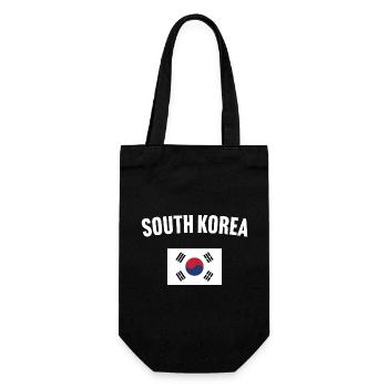 Drapeau de la Corée du Sud - Sac à bouteille - noir - Devant