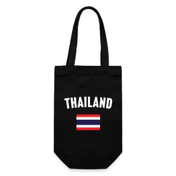 Drapeau de la Thaïlande - Sac à bouteille - noir - Devant