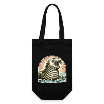 IMG 4052 - Geschenkbeutel für Flaschen - Schwarz - Vorne