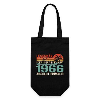Cadeau d’anniversaire - Vintage février 1966 - Sac à bouteille - noir - Devant