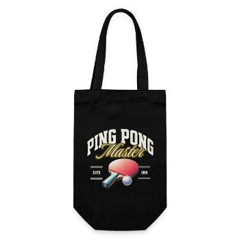 Table tennis - Gift Bag for Bottles - black - Front