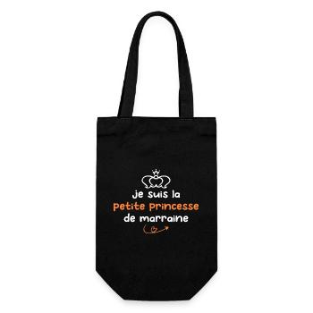Je Suis La Petite Princesse de Ma Marraine - Sac à bouteille - noir - Devant