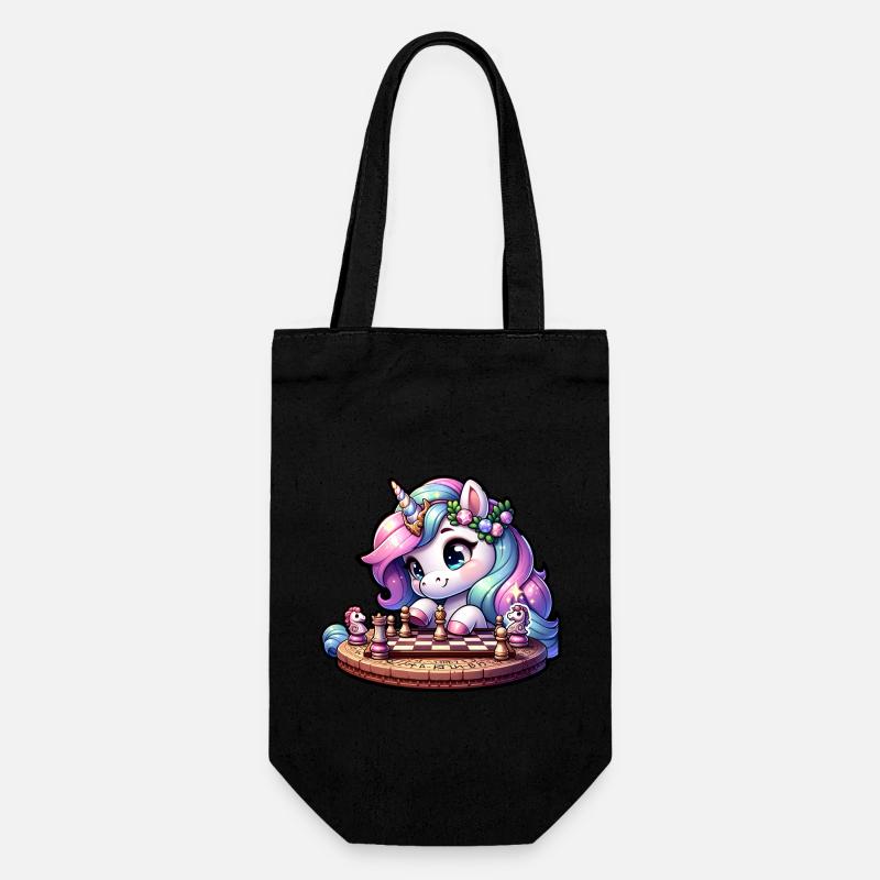 Échecs Licorne - Sac à bouteille - noir