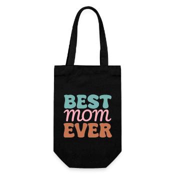 Mama - Geschenkbeutel für Flaschen - Schwarz - Vorne