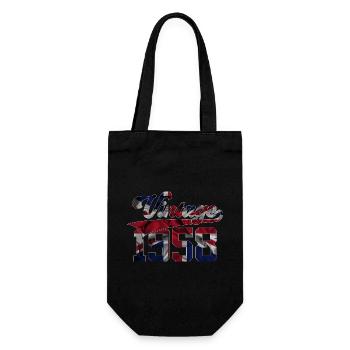 VINTAGE 1958 UK 68TH BIRTHDAY - Gift Bag for Bottles - black - Front