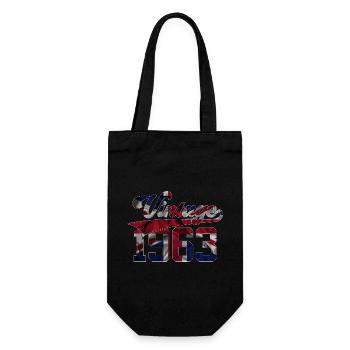 VINTAGE 1963 UK 63RD BIRTHDAY - Gift Bag for Bottles - black - Front