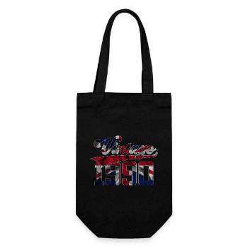 VINTAGE 1990 UK 36TH BIRTHDAY - Gift Bag for Bottles - black - Front