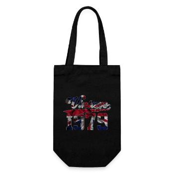 VINTAGE 1979 UK 47. GEBURTSTAG - Geschenkbeutel für Flaschen - Schwarz - Vorne