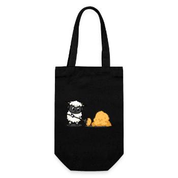 Moutons de travail - Sac à bouteille - noir - Devant