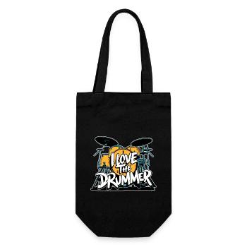 J’adore le batteur - j’adore la batterie - Sac à bouteille - noir - Devant