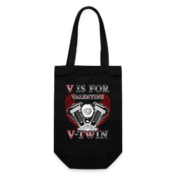 V comme Valentine, conception de moto V-Twin - Sac à bouteille - noir - Devant
