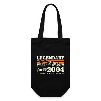 Légendaire Depuis 2004 Vintage Vintage Anniversaire - Sac à bouteille - noir - Devant