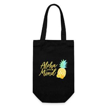 Aloha Summer - Gift Bag for Bottles - black - Front