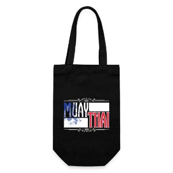 Muay Thai France - Gift Bag for Bottles - black - Front