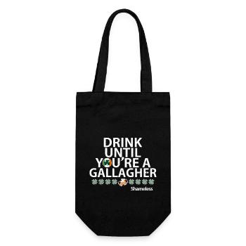 Buvez jusqu’à ce que vous re une citation sans vergogne gallagher - Sac à bouteille - noir - Devant