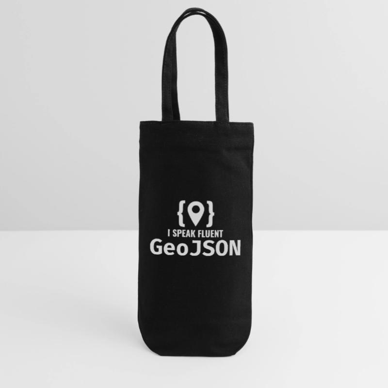 GeoJSON Developer Coder Programmer GIS Mapping Gift Bag for Bottles
