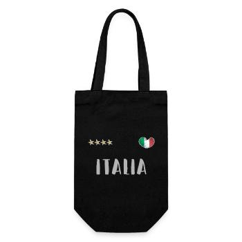 Maillot de football Italie Drapeau italien - Sac à bouteille - noir - Devant