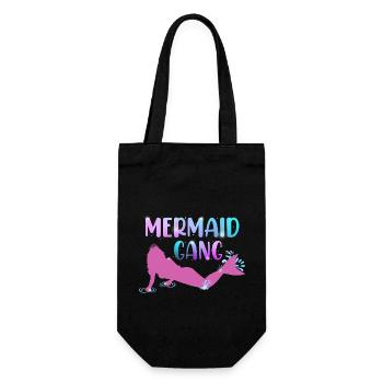 Mermaid Gang - Geschenkbeutel für Flaschen - Schwarz - Vorne