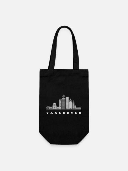 Vancouver Skyline Canada - Sac à bouteille - noir