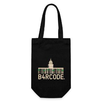 B4RCODE. Havana - Gift Bag for Bottles - black - Front