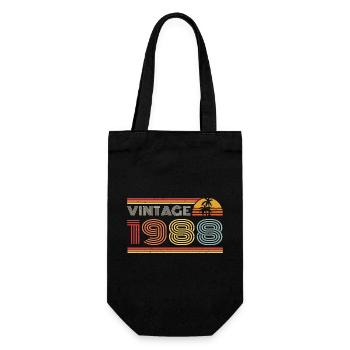 1988 Limited Edition Geburtstag Outfit 1988 vintag - Geschenkbeutel für Flaschen - Schwarz - Vorne