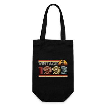 1993 Limited Edition Geburtstag Outfit 1993 vintag - Geschenkbeutel für Flaschen - Schwarz - Vorne