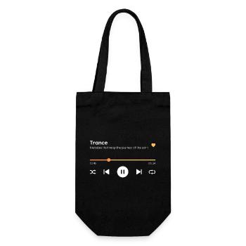 Trance - Gift Bag for Bottles - black - Front