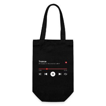 Trance - Gift Bag for Bottles - black - Front