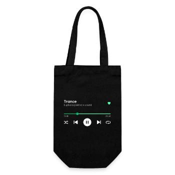 Trance - Gift Bag for Bottles - black - Front