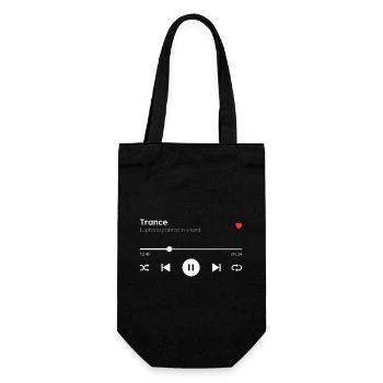 Trance - Gift Bag for Bottles - black - Front