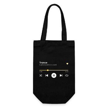 Trance - Gift Bag for Bottles - black - Front
